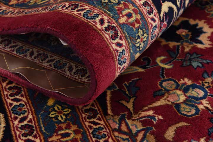 9' 8 x 12' 7 Hand Knotted Kashmar Persian Wool Rug