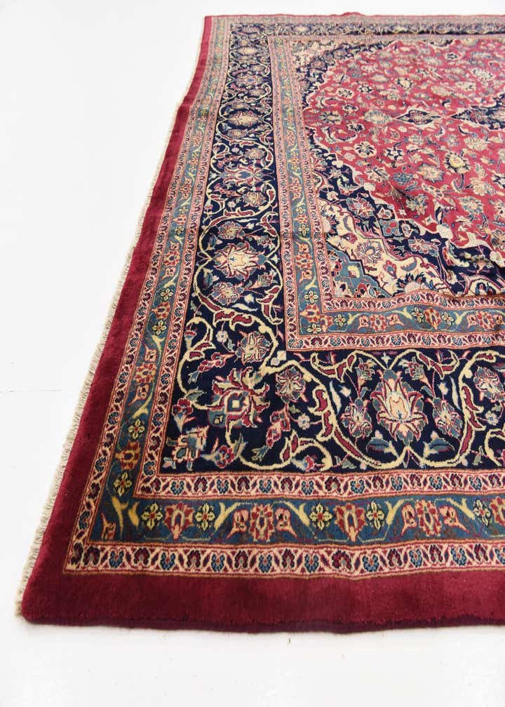 9' 8 x 12' 7 Hand Knotted Kashmar Persian Wool Rug