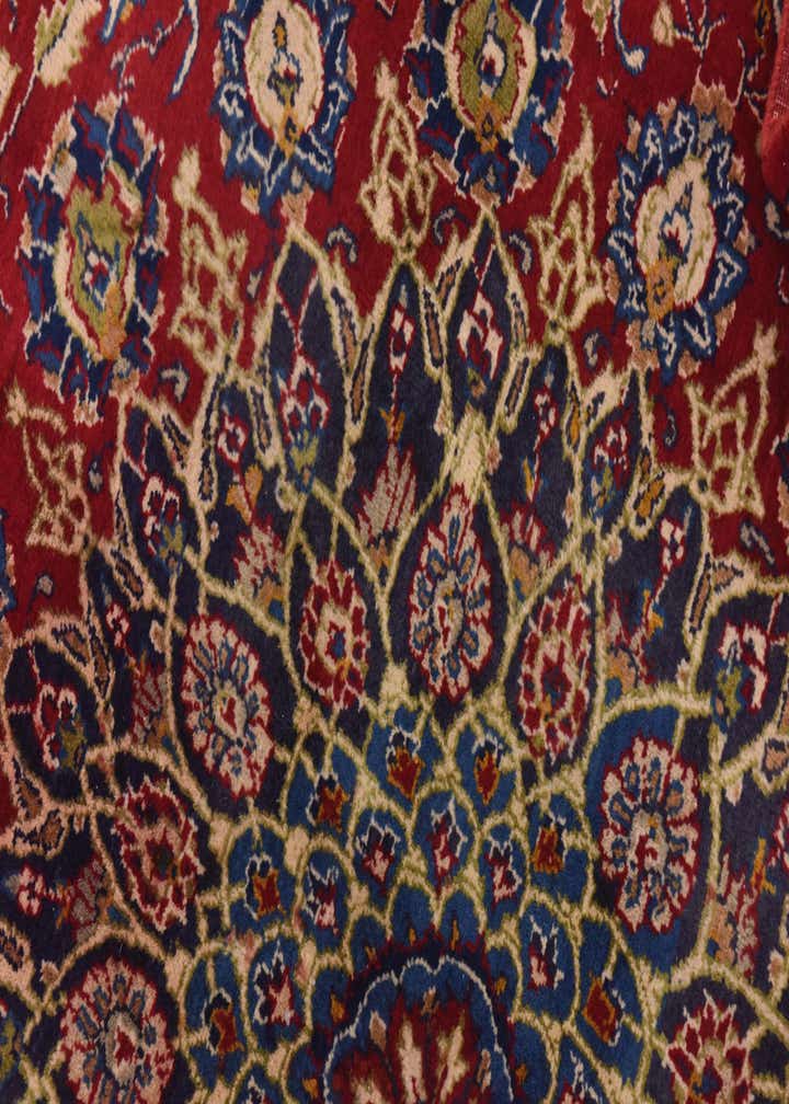 9' 7 x 13' Hand Knotted Kashmar Persian Wool Rug