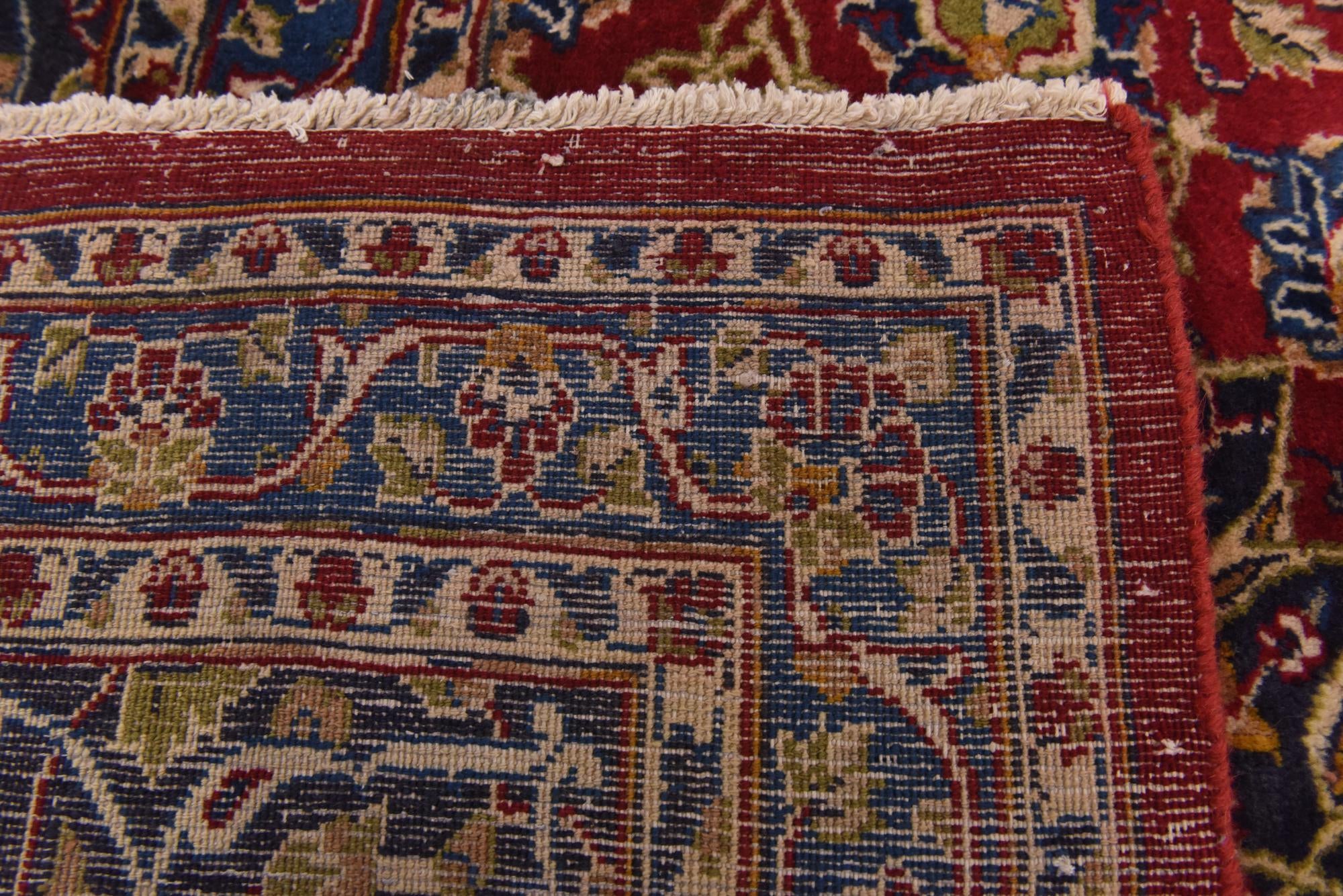 9' 7 x 13' Hand Knotted Kashmar Persian Wool Rug
