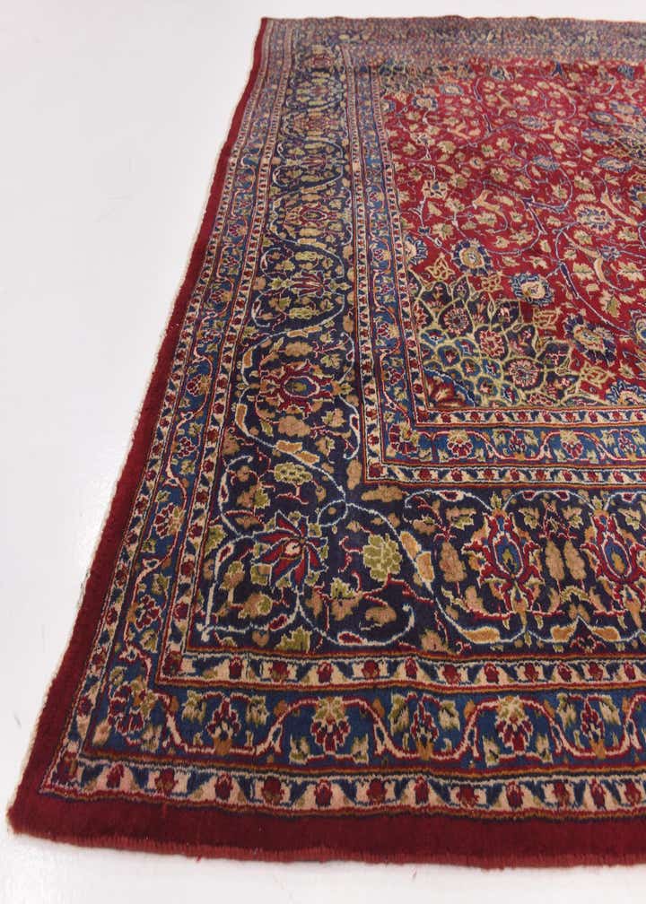 9' 7 x 13' Hand Knotted Kashmar Persian Wool Rug