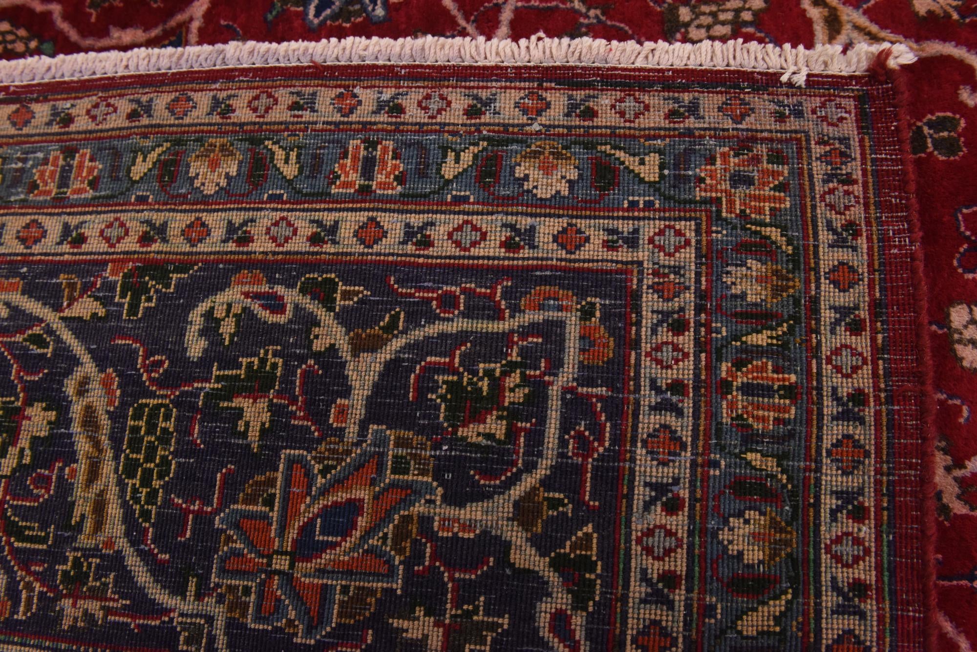 9' 7 x 12' 6 Hand Knotted Kashmar Persian Wool Rug