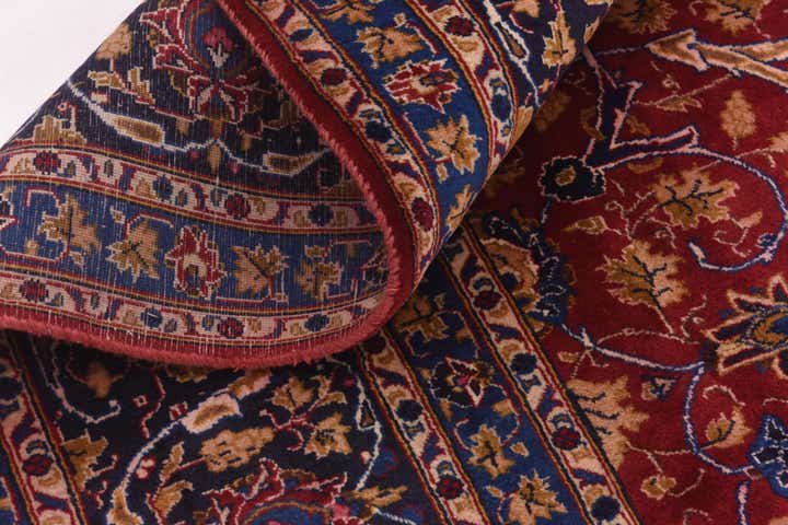 10' x 13' 2 Hand Knotted Kashmar Persian Wool Rug