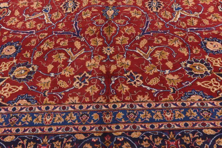 10' x 13' 2 Hand Knotted Kashmar Persian Wool Rug