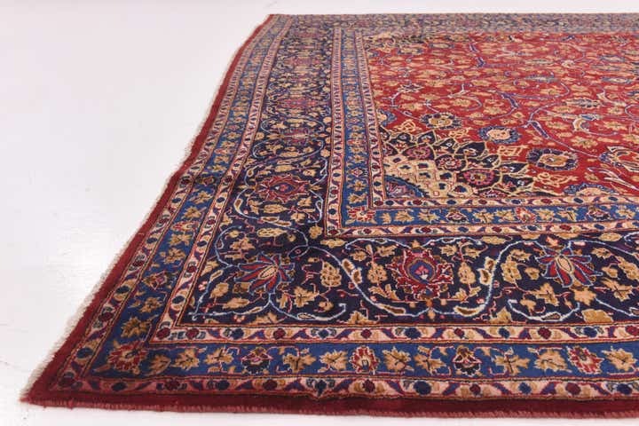 10' x 13' 2 Hand Knotted Kashmar Persian Wool Rug