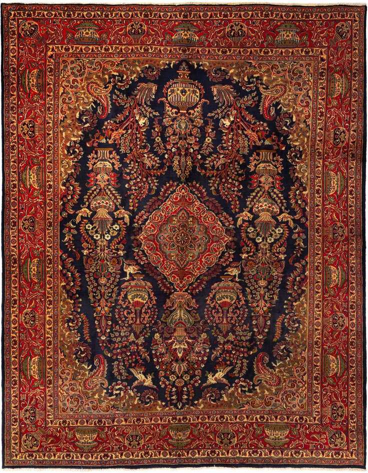 Detail image of 9' 7 x 12' 6 Kashmar Wool Rug