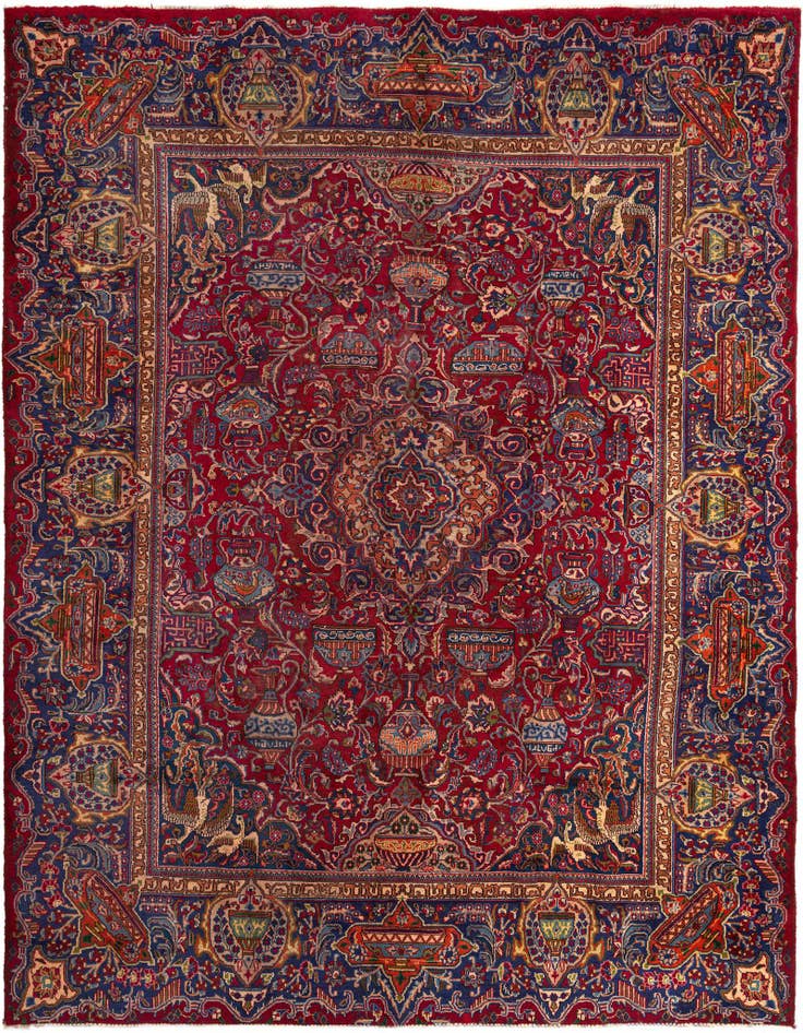 Detail image of 9' 8 x 12' 4 Kashmar Wool Rug