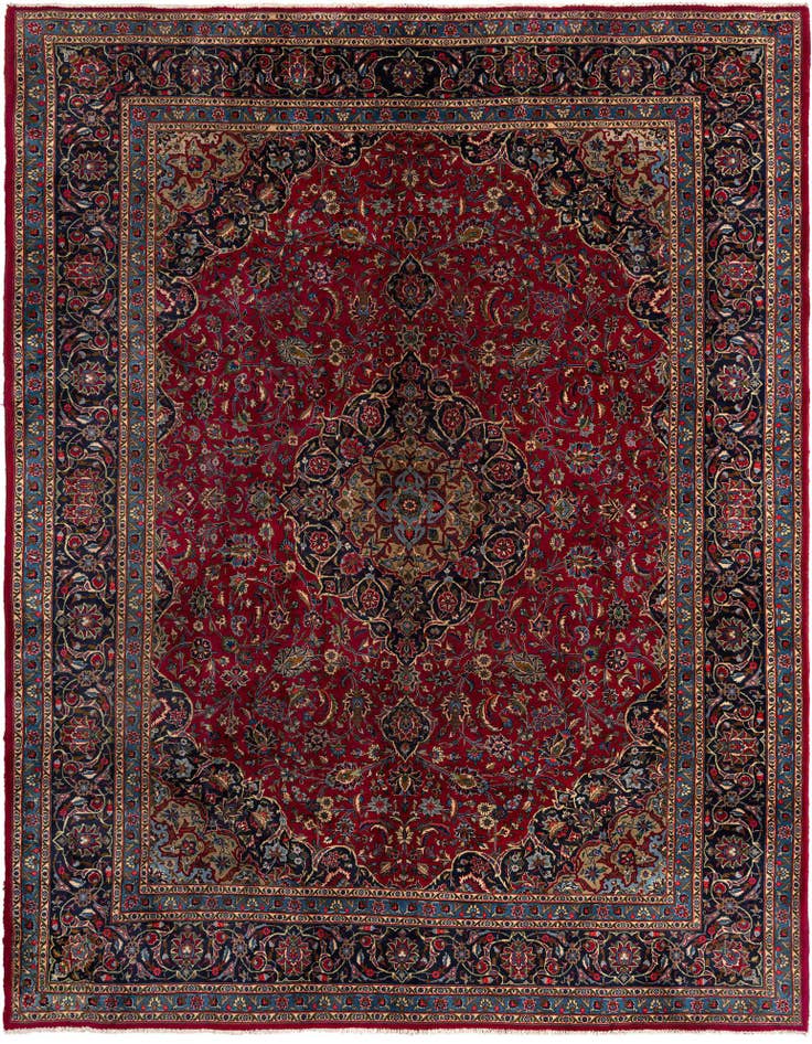 Detail image of 9' 9 x 12' 5 Kashmar Wool Rug