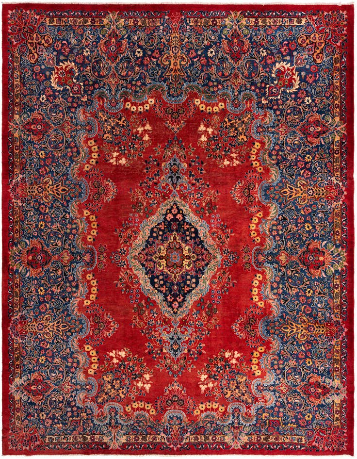 Detail image of 10' 5 x 12' 8 Kashmar Wool Rug