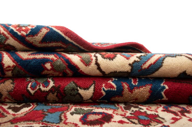 Detail image of 5' x 7' Hand Knotted Kashmar Persian Wool Rug