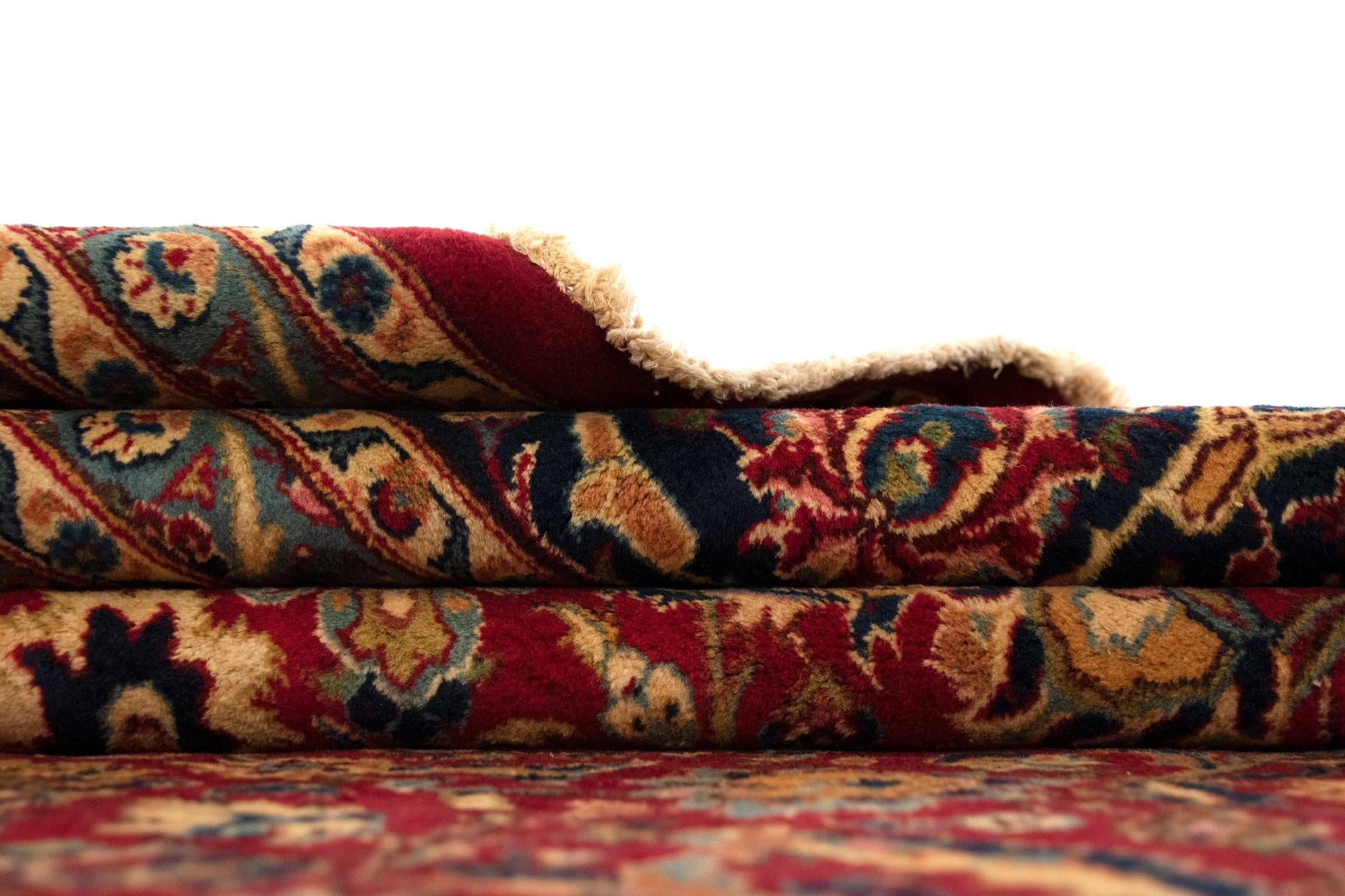 9' 7 x 13' Hand Knotted Kashmar Persian Rug
