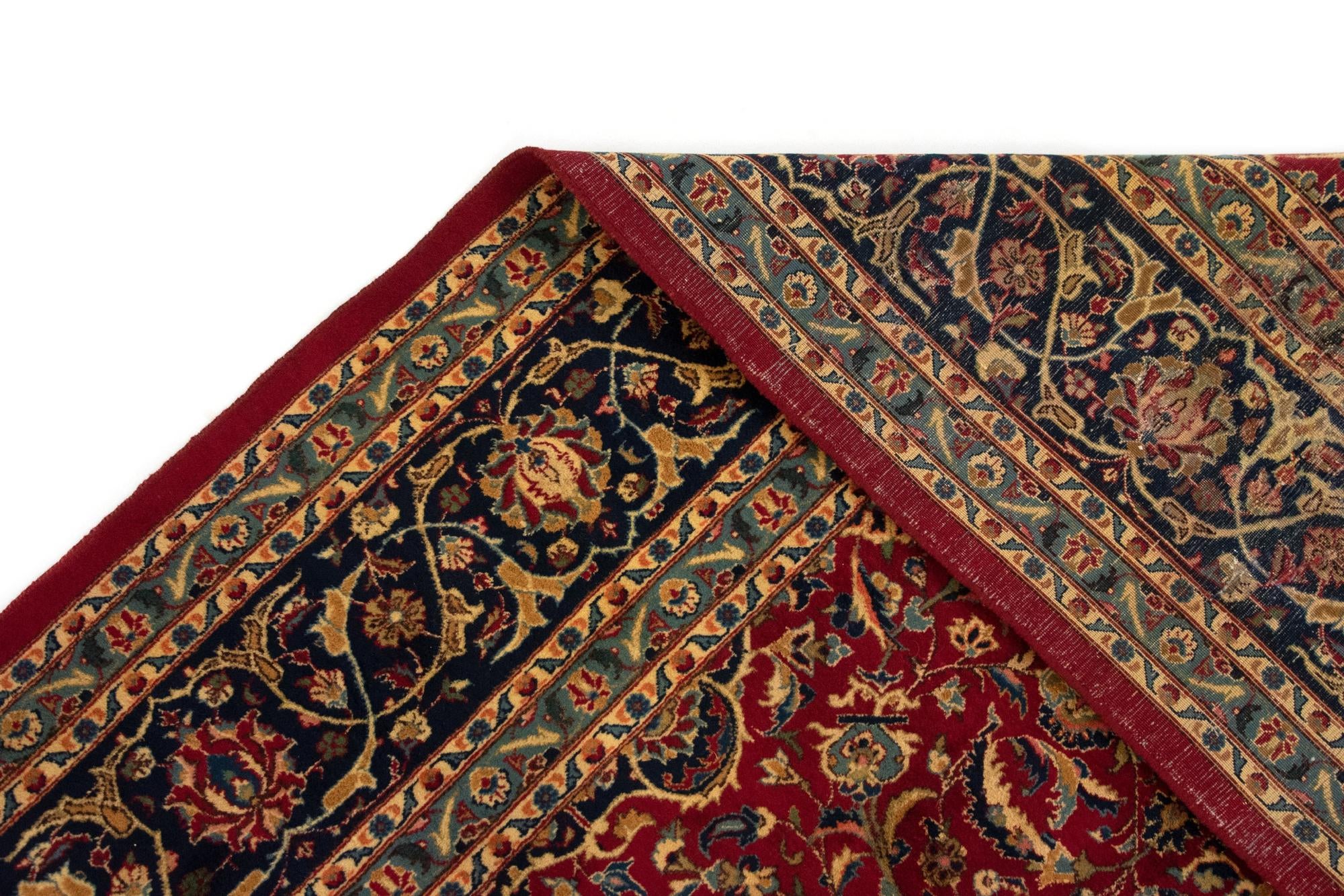 9' 7 x 13' Hand Knotted Kashmar Persian Rug