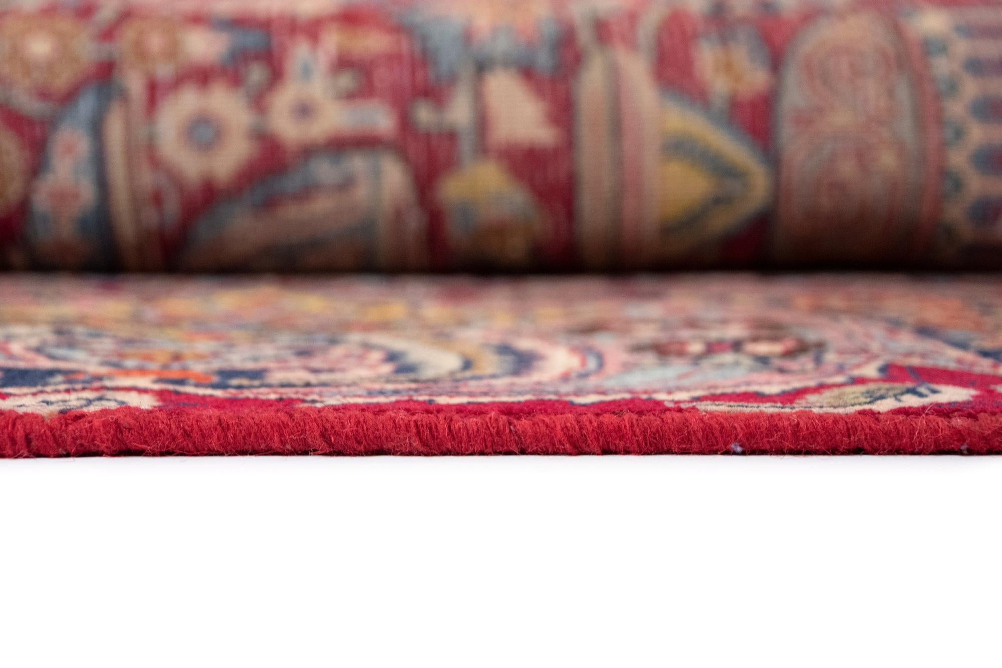 9' 6 x 12' 8 Hand Knotted Kashmar Persian Wool Rug