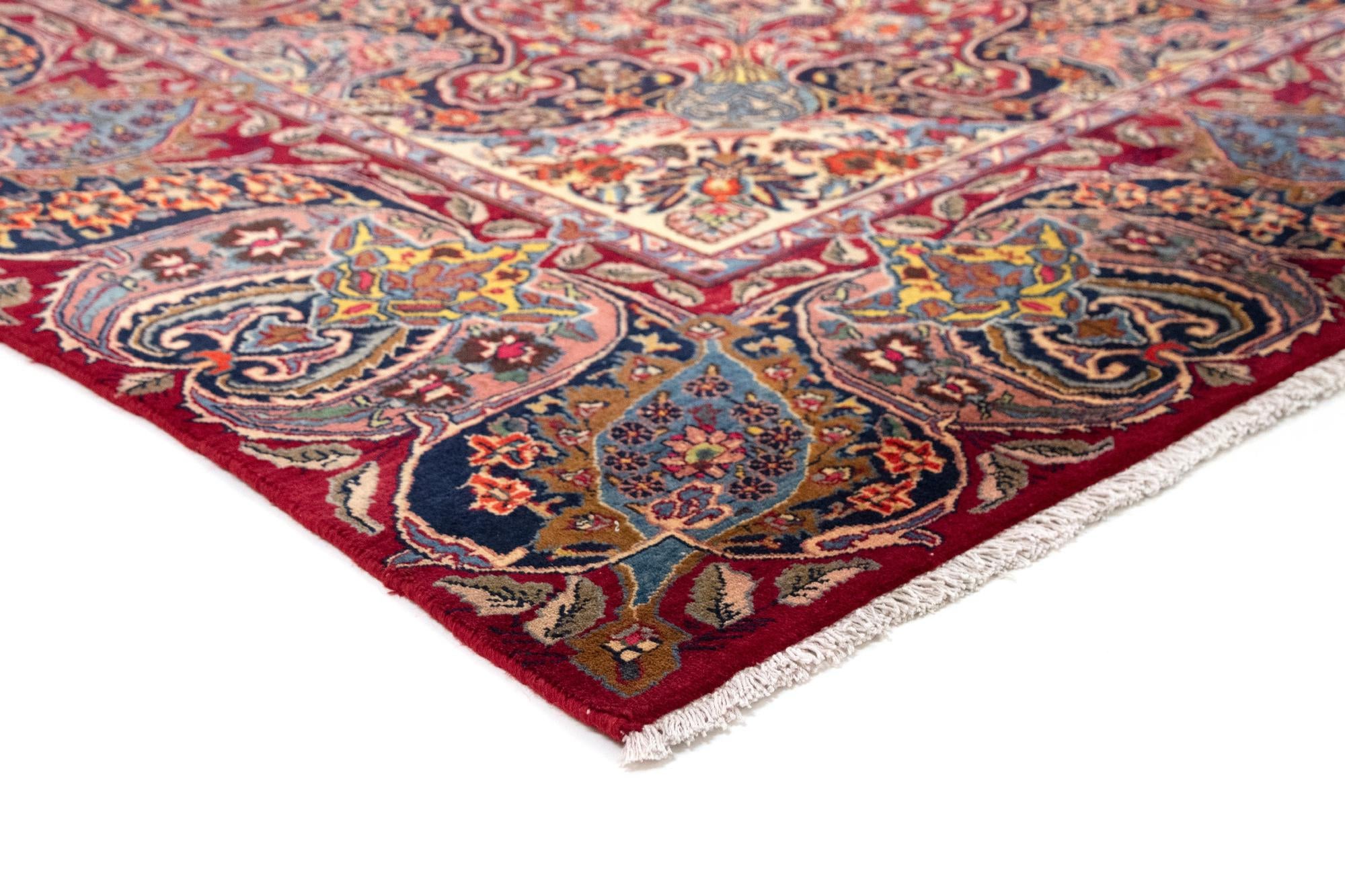 9' 6 x 12' 8 Hand Knotted Kashmar Persian Wool Rug