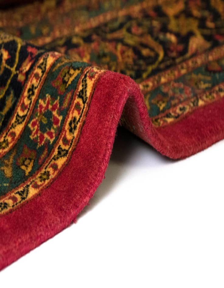 Detail image of 9' 11 x 12' 11 Hand Knotted Kashmar Persian Wool Rug