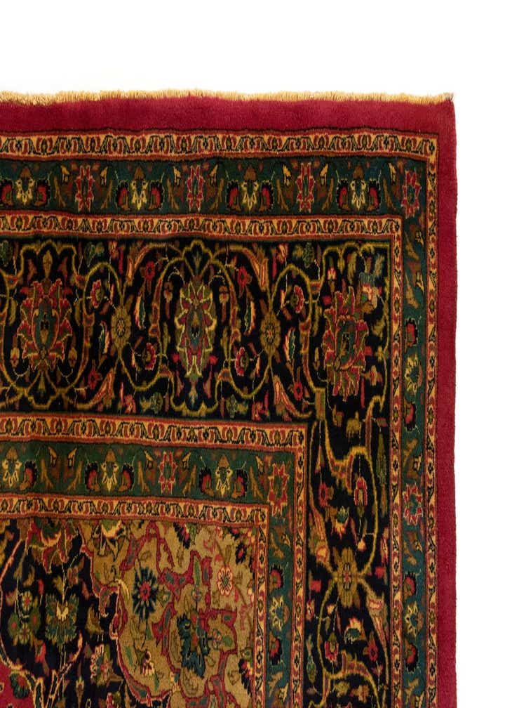 9' 11 x 12' 11 Hand Knotted Kashmar Persian Wool Rug