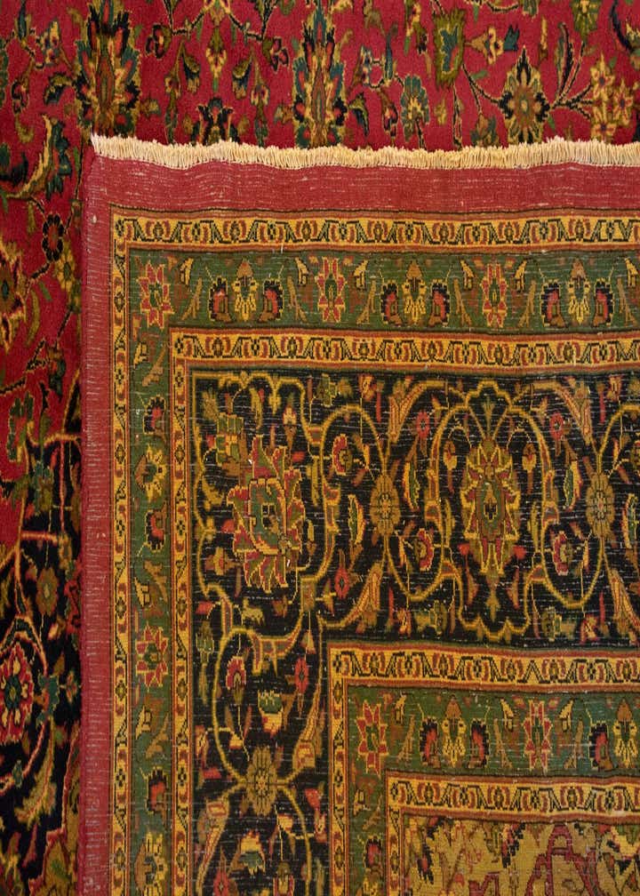 9' 11 x 12' 11 Hand Knotted Kashmar Persian Wool Rug