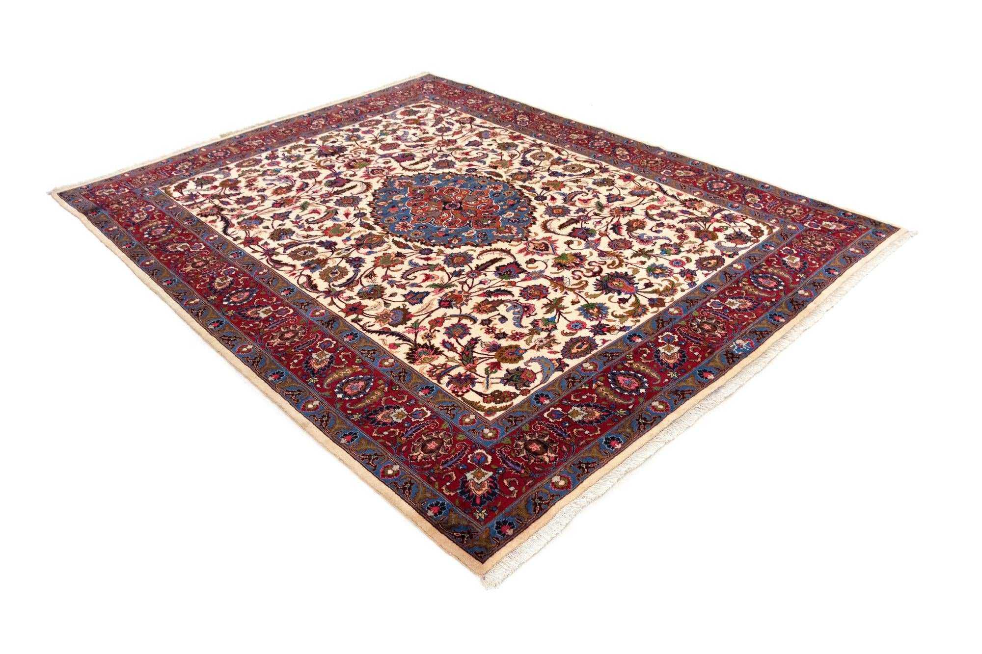9' 11 x 12' 8 Hand Knotted Kashmar Persian Wool Rug