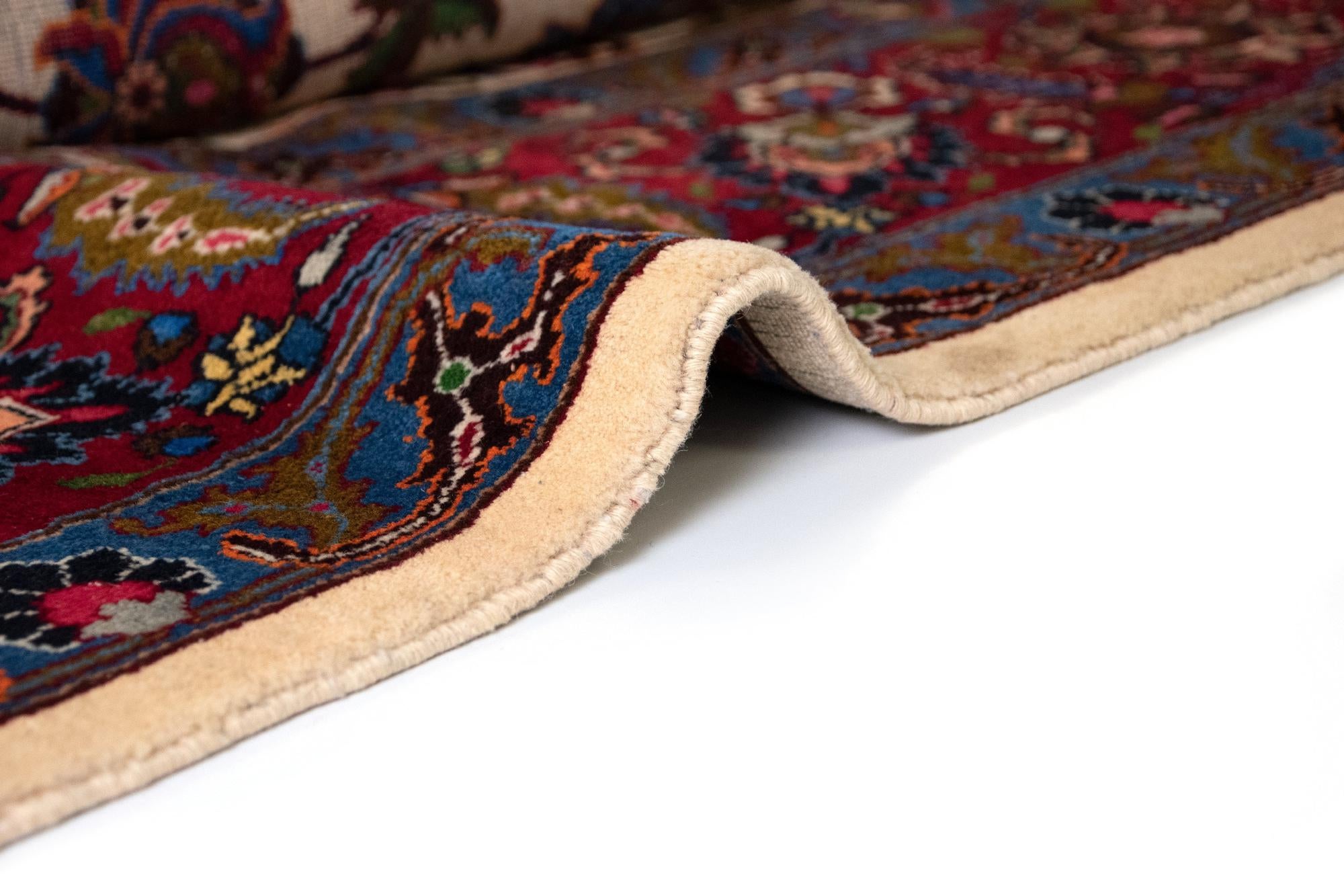 9' 11 x 12' 8 Hand Knotted Kashmar Persian Wool Rug