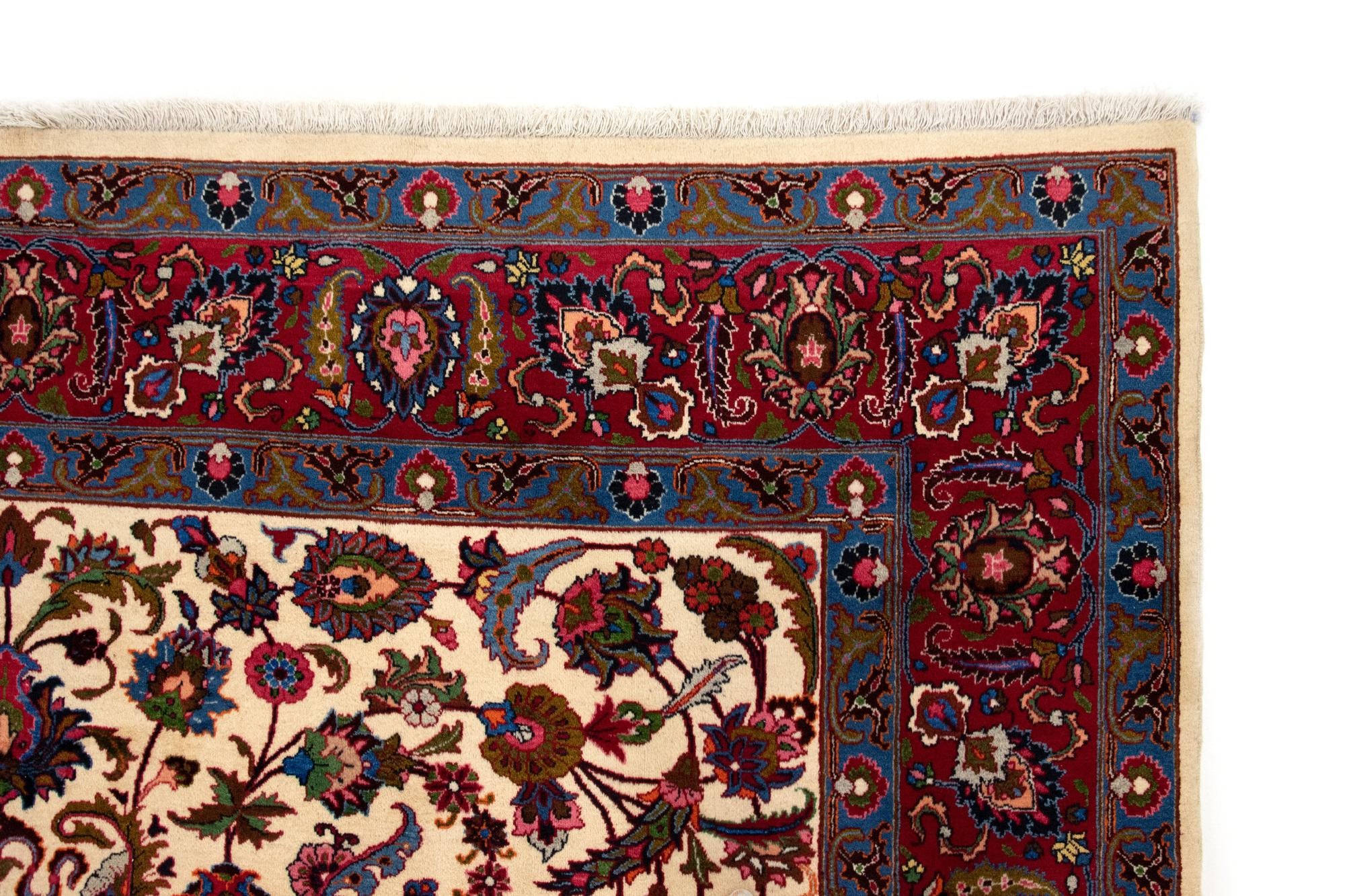 9' 11 x 12' 8 Hand Knotted Kashmar Persian Wool Rug