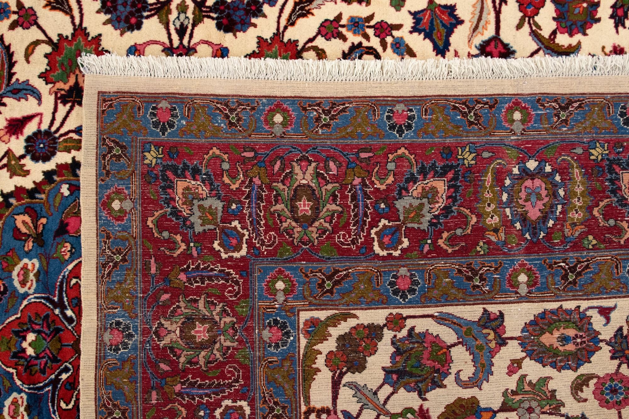9' 11 x 12' 8 Hand Knotted Kashmar Persian Wool Rug