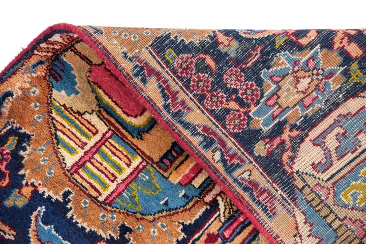 9' 9 x 12' 6 Hand Knotted Kashmar Persian Wool Rug