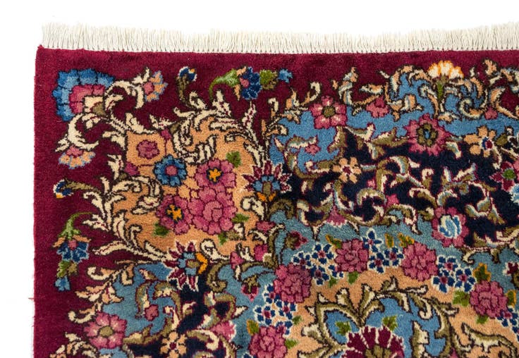 Detail image of 9' 10 x 12' 8 Hand Knotted Kashmar Persian Wool Rug