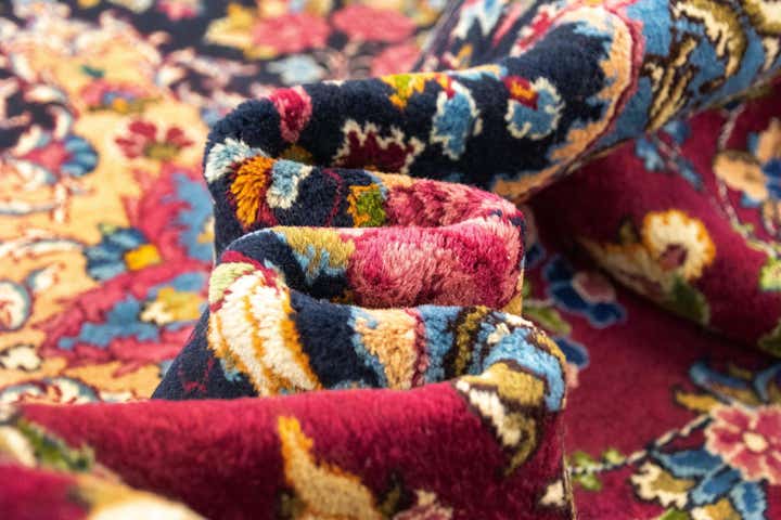 9' 10 x 12' 8 Hand Knotted Kashmar Persian Wool Rug