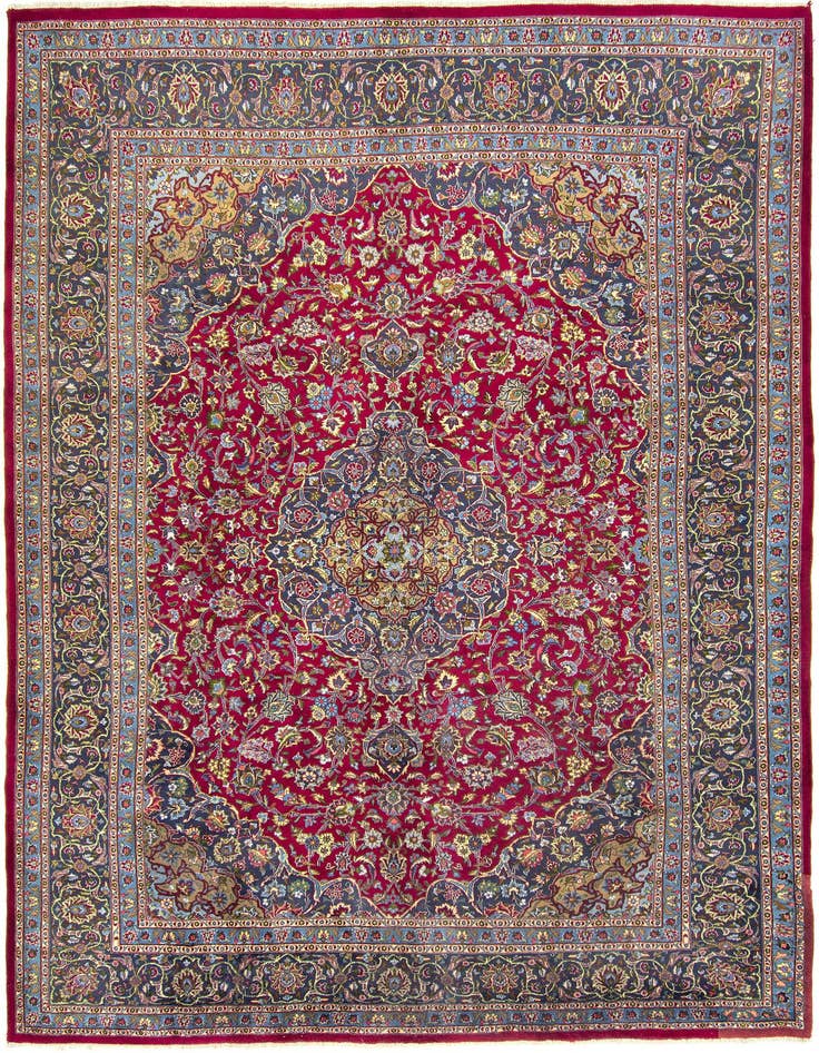 Detail image of 10' 2 x 13' 9 Kashmar Wool Rug