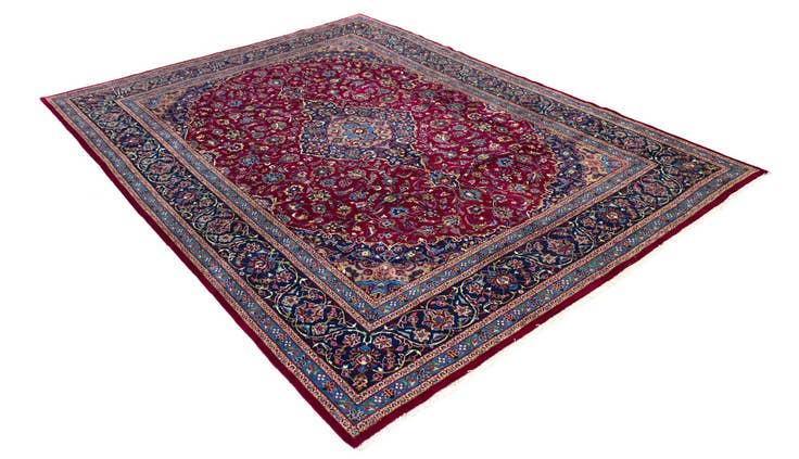 Detail image of 9' 11 x 13' 2 Hand Knotted Kashmar Persian Wool Rug