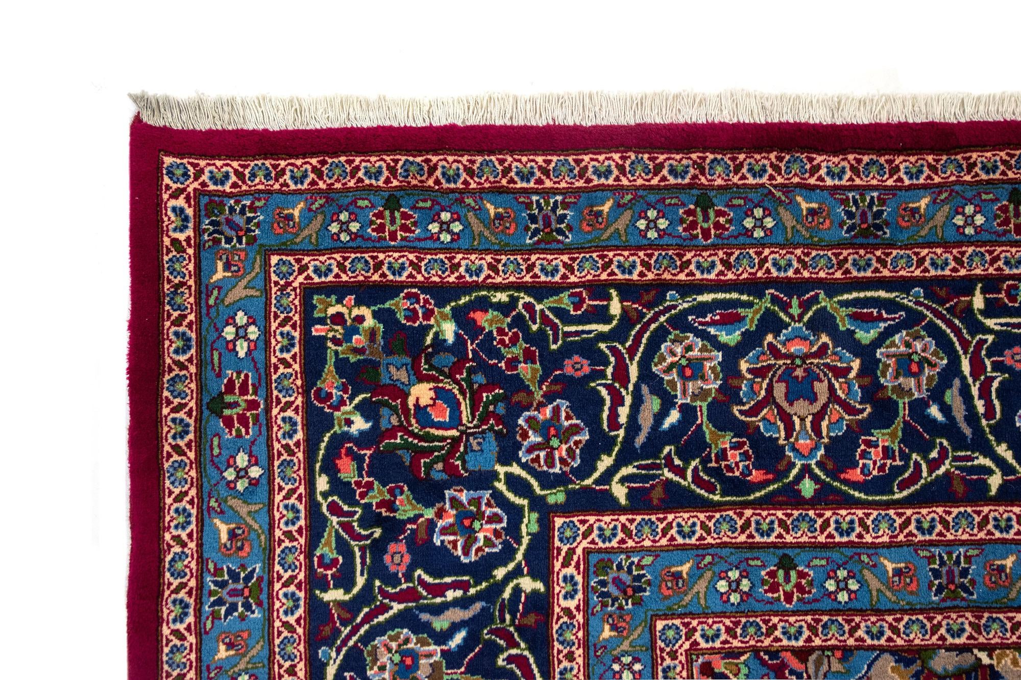9' 11 x 13' 2 Hand Knotted Kashmar Persian Wool Rug