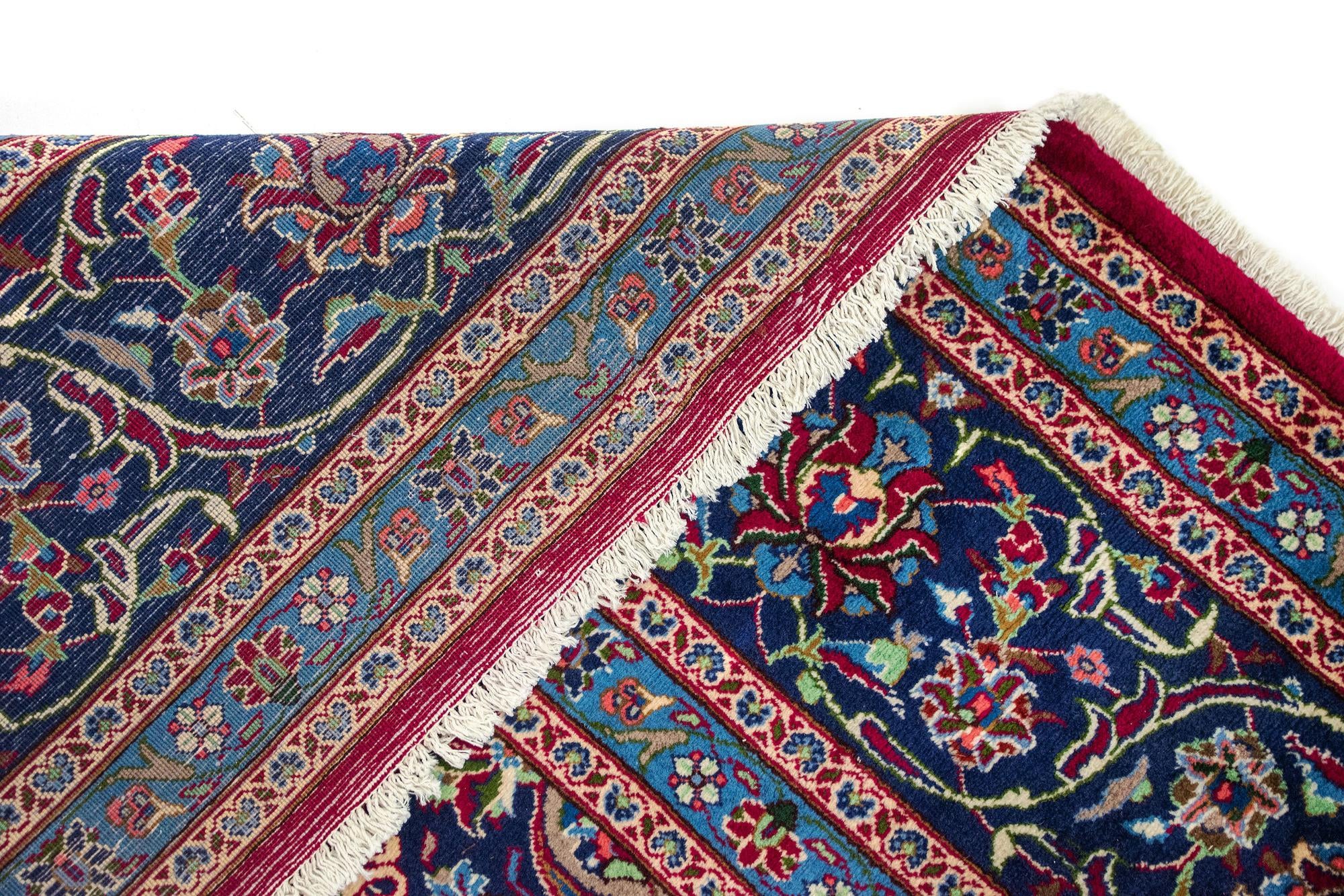 9' 11 x 13' 2 Hand Knotted Kashmar Persian Wool Rug