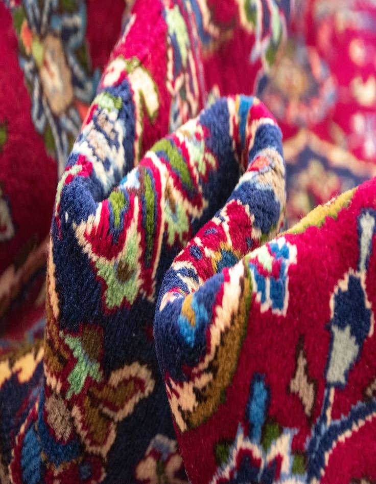 Detail image of 9' 11 x 13' 2  Hand Knotted Kashmar Persian Wool Rug