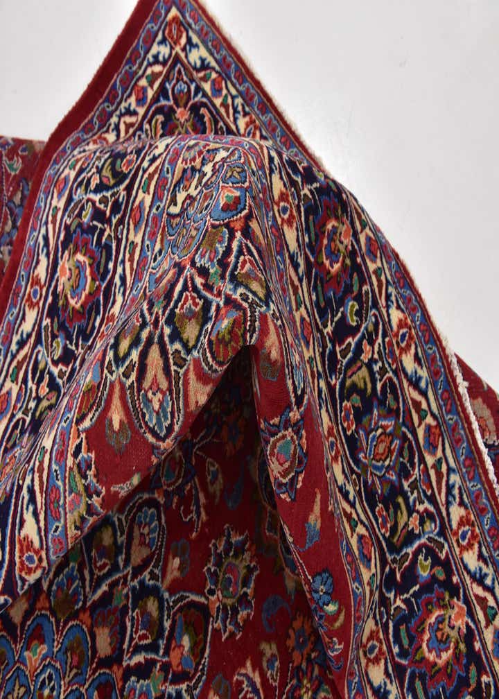 9' 8 x 12' 8 Hand Knotted Kashmar Persian Wool Rug