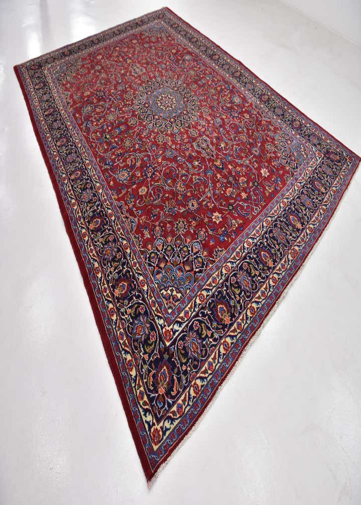 9' 8 x 12' 8 Hand Knotted Kashmar Persian Wool Rug