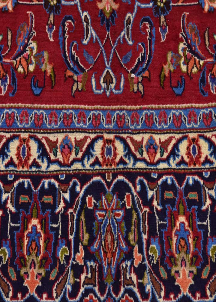 9' 8 x 12' 8 Hand Knotted Kashmar Persian Wool Rug