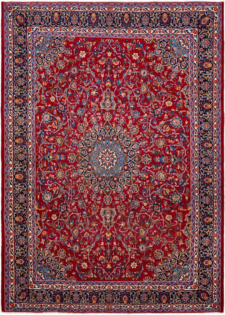 9' 8 x 12' 8 Hand Knotted Kashmar Persian Wool Rug