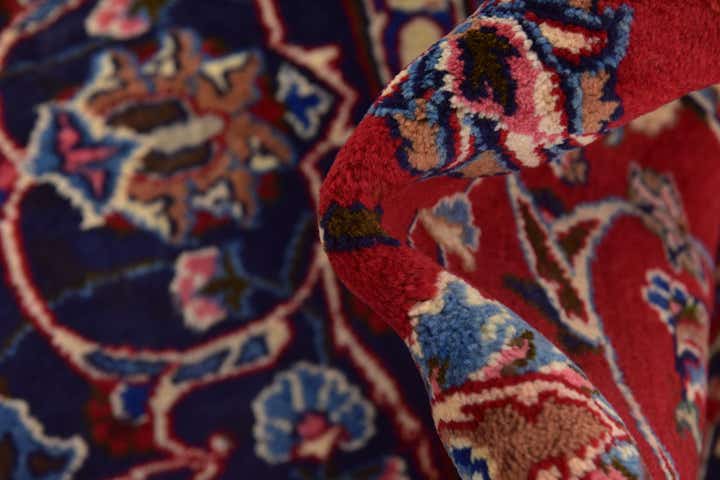 9' 3 x 12' 3 Hand Knotted Kashmar Persian Wool Rug