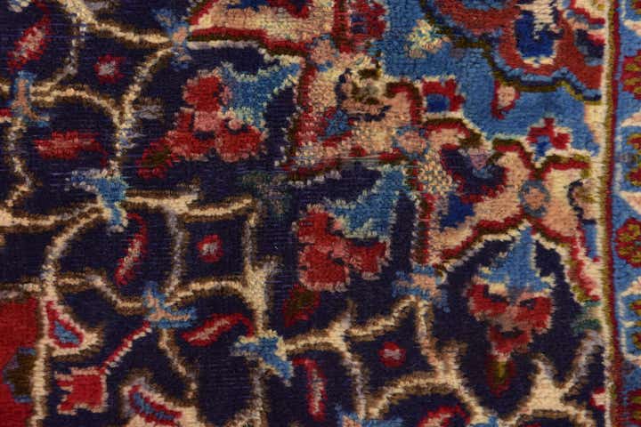 9' 3 x 12' 3 Hand Knotted Kashmar Persian Wool Rug