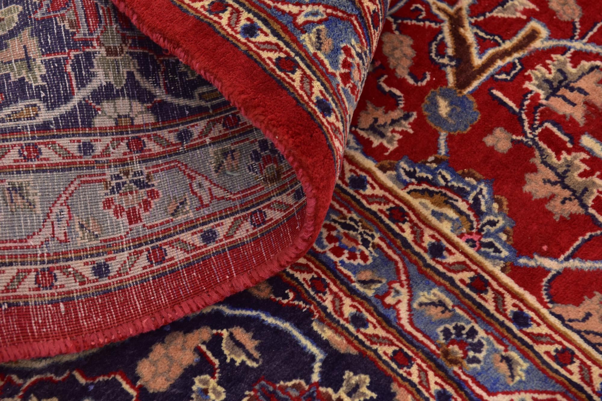 9' 10 x 12' 9 Hand Knotted Kashmar Persian Wool Rug