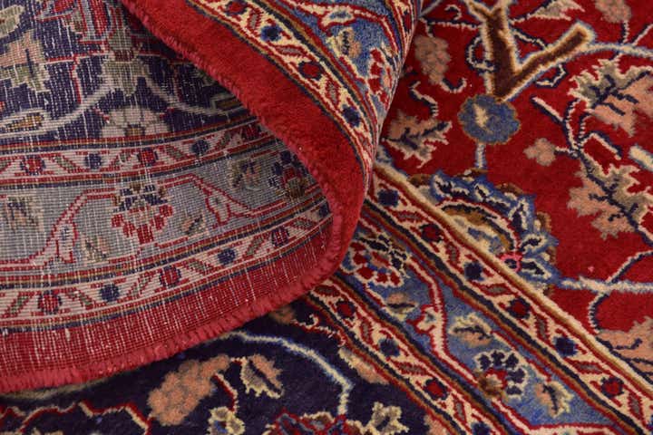9' 10 x 12' 9 Hand Knotted Kashmar Persian Wool Rug