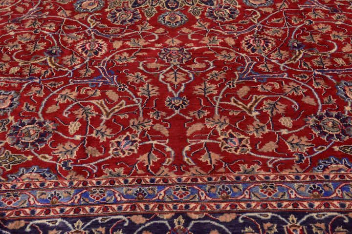 9' 10 x 12' 9 Hand Knotted Kashmar Persian Wool Rug