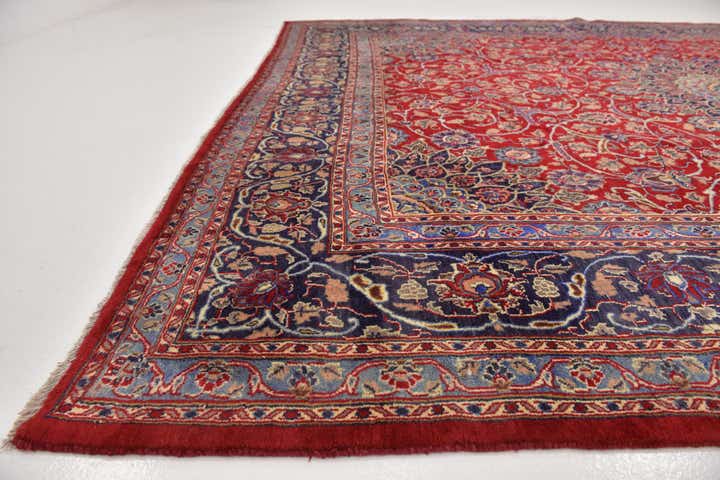 9' 10 x 12' 9 Hand Knotted Kashmar Persian Wool Rug