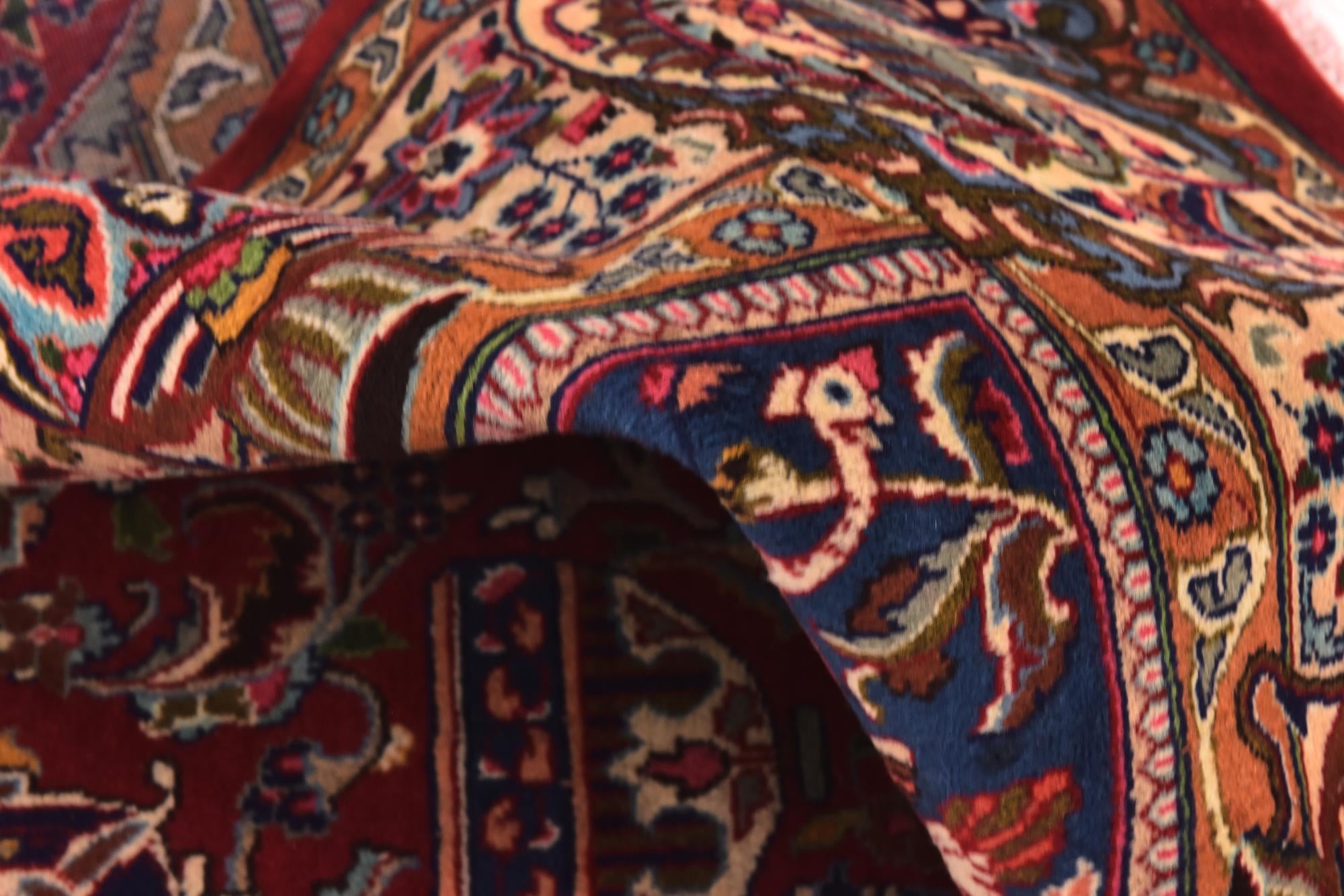 9' 8 x 12' 7 Hand Knotted Kashmar Persian Wool Rug