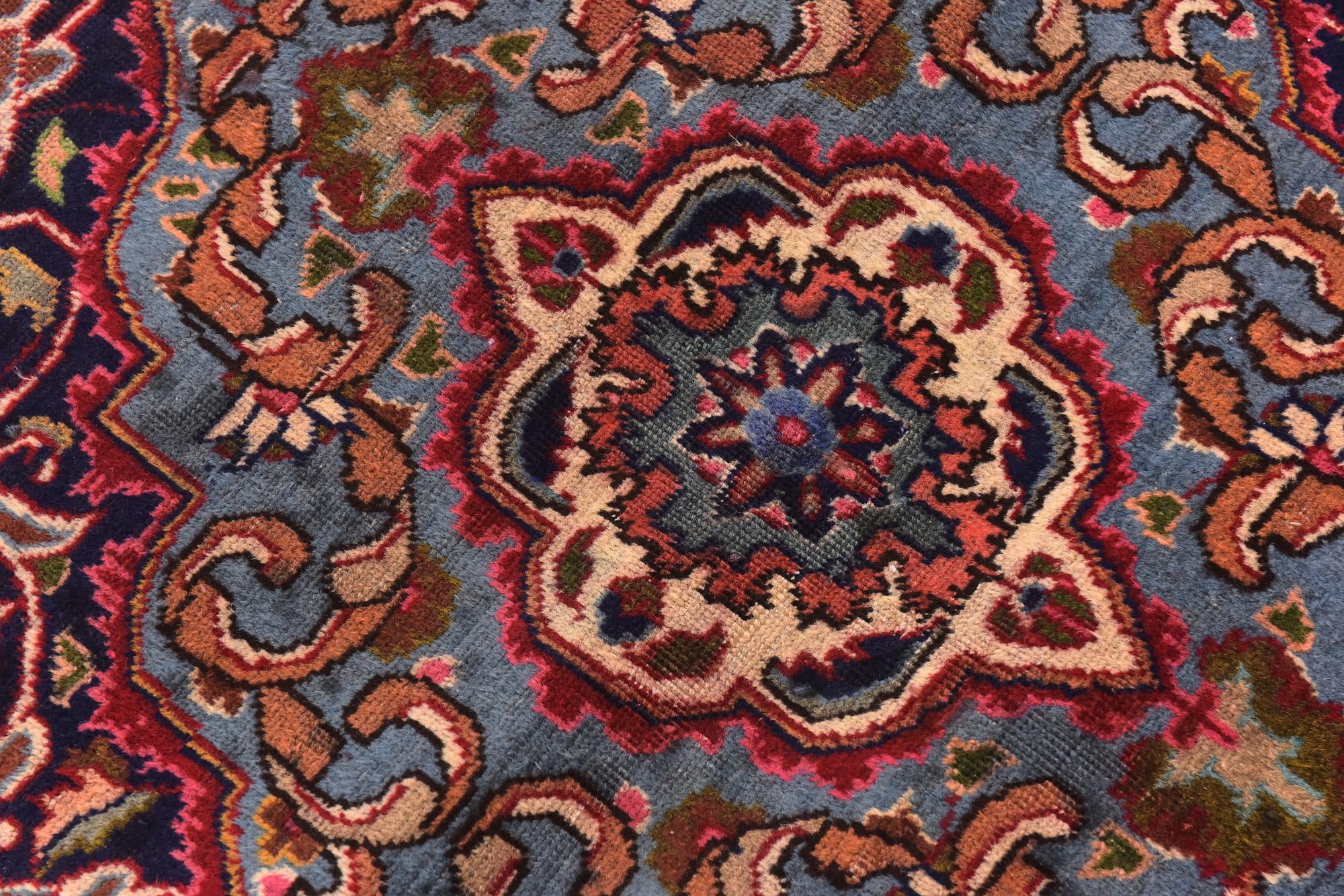 9' 8 x 12' 7 Hand Knotted Kashmar Persian Wool Rug