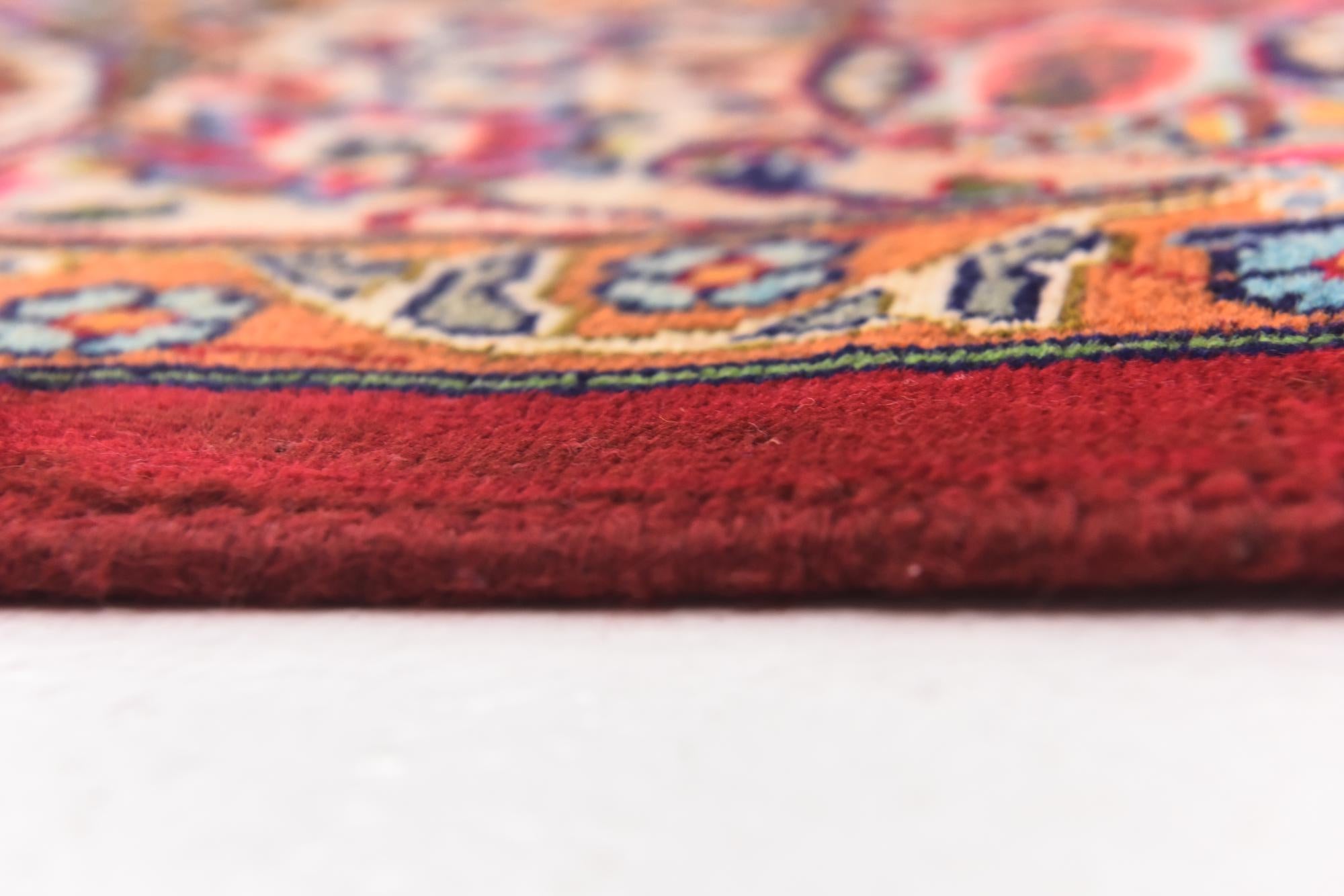 9' 8 x 12' 7 Hand Knotted Kashmar Persian Wool Rug