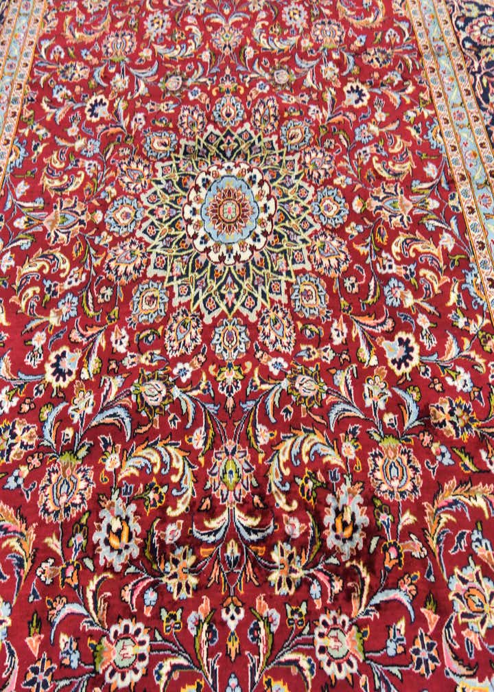 9' 8 x 13' 3 Hand Knotted Kashmar Persian Wool Rug