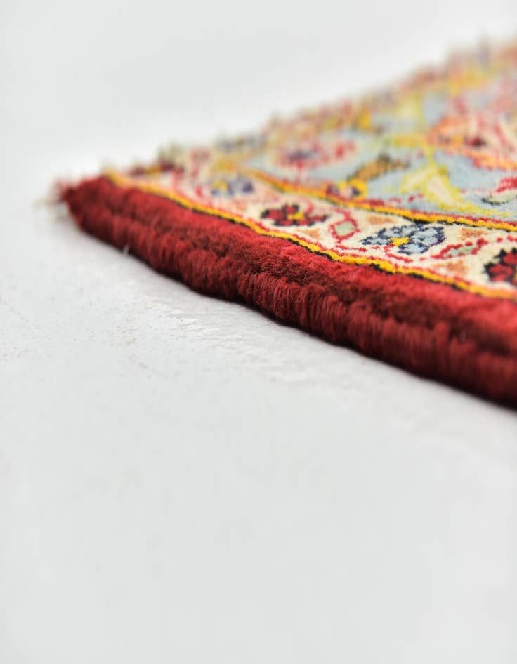 Detail image of 9' 8 x 13' 3 Hand Knotted Kashmar Persian Wool Rug