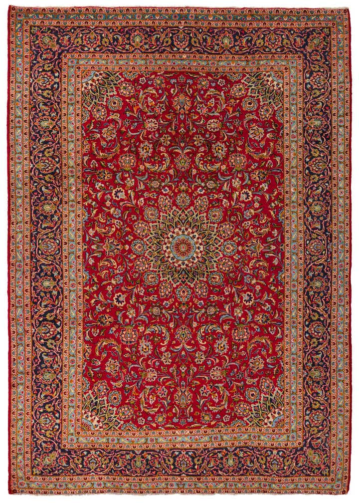 9' 8 x 13' 3 Hand Knotted Kashmar Persian Wool Rug