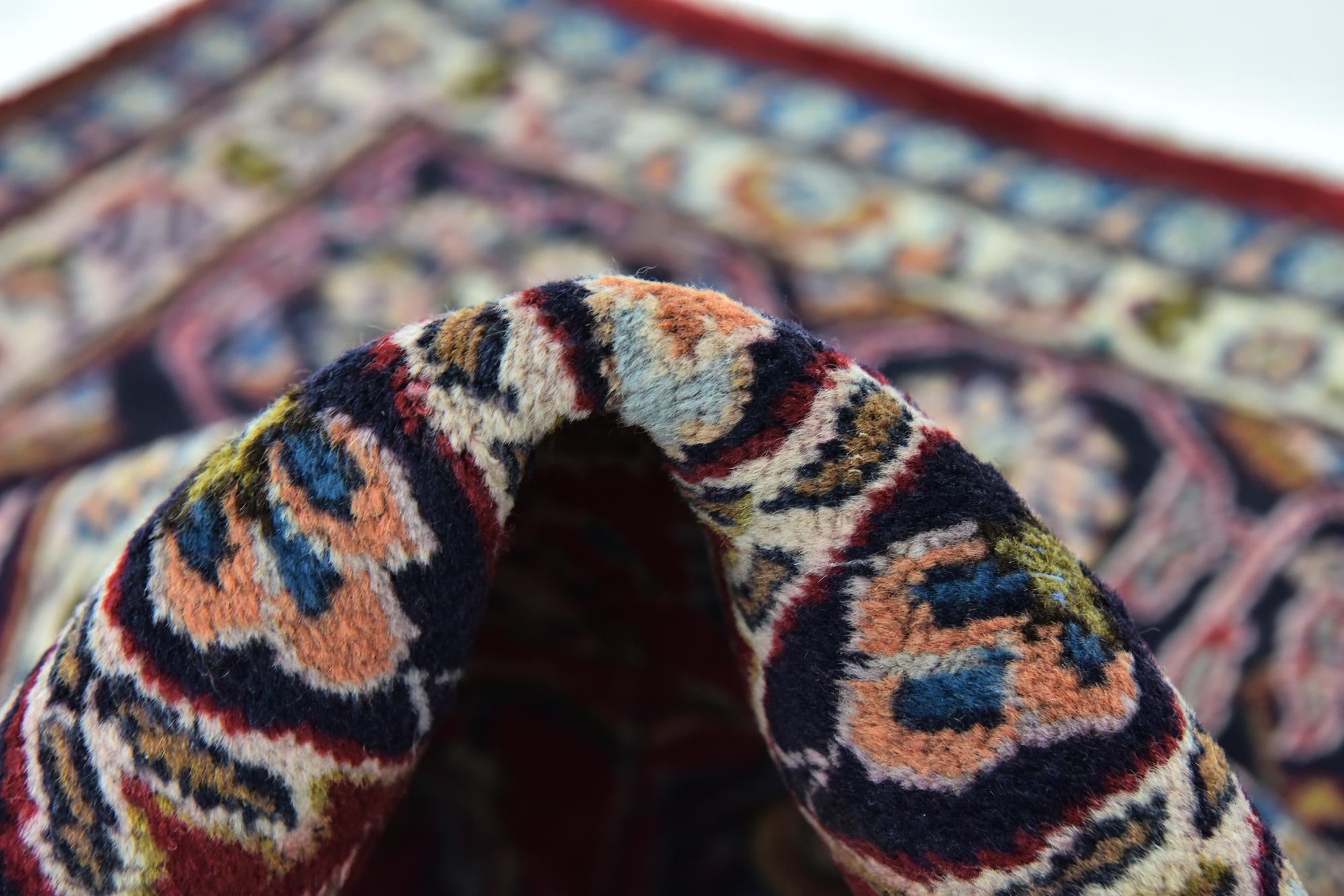 9' 6 x 12' 9 Hand Knotted Kashmar Persian Wool Rug